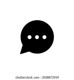 Chat icon. speech bubble sign and symbol. comment icon. message
