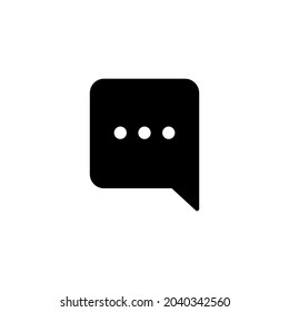 Chat icon. speech bubble sign and symbol. comment icon. message