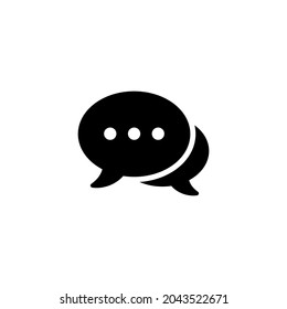 Chat icon. speech bubble sign and symbol. comment icon. message