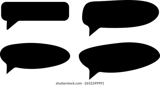 Chat icon. Chat speech bubble. Social media message. Online communication symbol. Chatting icons.  Web chat sign.  Conversation symbol
