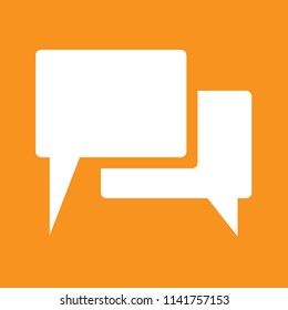 Chat icon, stock vector illustration, EPS10.