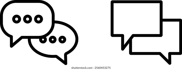 "Chat Icon - Symbol of Communication, Messaging, and Conversation"