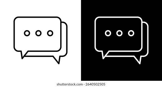 Chat icon symbol concept for graphic design, Website, UI. EPS