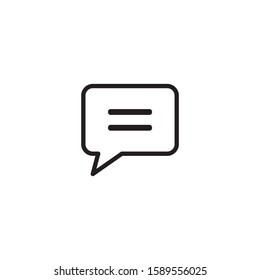 Chat icon symbol vector illustration