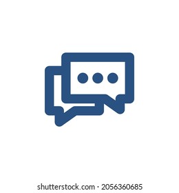 Icono de chat ilustración vectorial. Ilustración vectorial de iconos de comentario