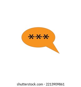 Chat icon symbol vector illustration