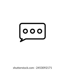 Chat icon symbol vector illustration