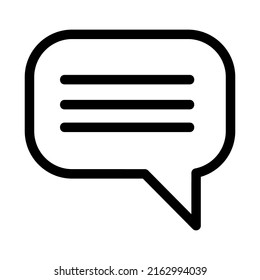 chat icon, talk bubble icon vector
