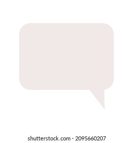 Chat icon. Text box. Message sign. Communicate button. App element. Dialogue emblem. Vector illustration. Stock image. 