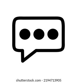 icono de chat con diseño de moda