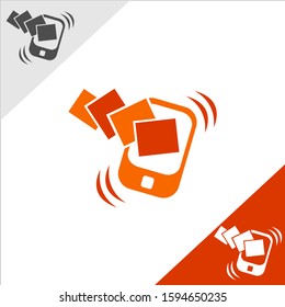 Chat Icon in trendy flat style isolated on white background. Speech bubble symbol for your web site design in orange, logo, app, UI. Vector illustration, EPS10.