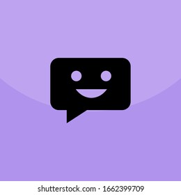 Chat Icon in trendy flat style
