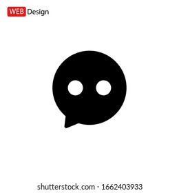 Chat Icon in trendy flat style