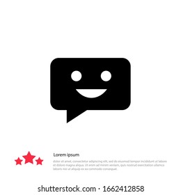 Chat Icon in trendy flat style