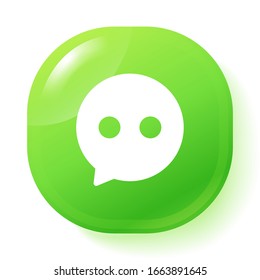 Chat Icon in trendy flat style