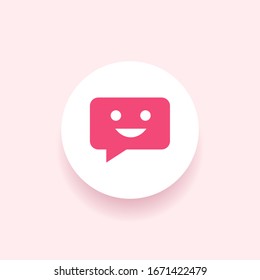 Chat Icon in trendy flat style