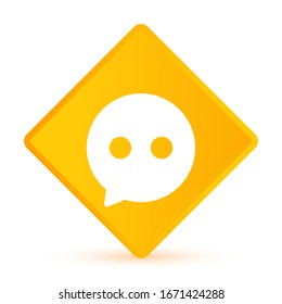 Chat Icon in trendy flat style