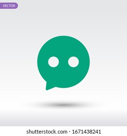 Chat Icon in trendy flat style