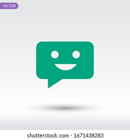 Chat Icon in trendy flat style