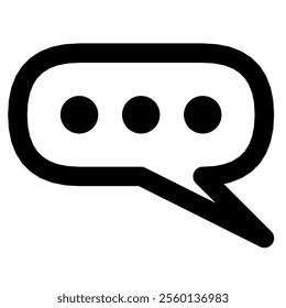 Chat Icon in trendy flat style isolated on grey background. Speech bubble symbol for your web site design, logo, app, UI. Vector illustration