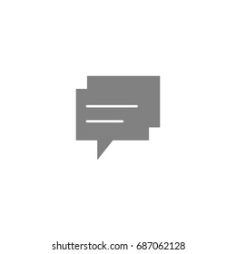 Chat icon. Icon for user interface or web