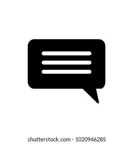 Chat icon vector