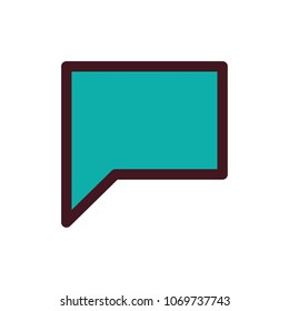 chat icon vector
