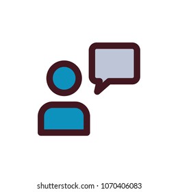 chat icon vector