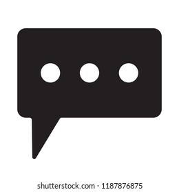 chat icon vector