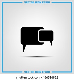 chat icon vector