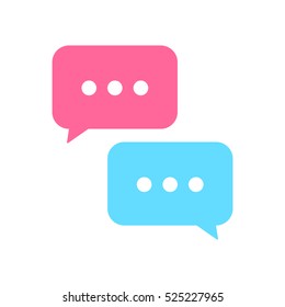 Chat icon vector
