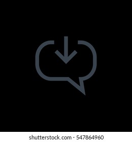 Chat icon Vector.