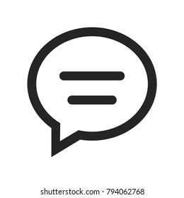 Chat icon vector