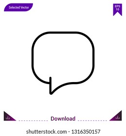 Chat icon  vector . Best modern, simple, isolated, dialogue-set , logo, flat icon for website design or mobile applications, UI / UX design vector format
