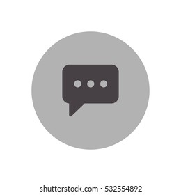 chat icon vector, can be used for web and mobile design