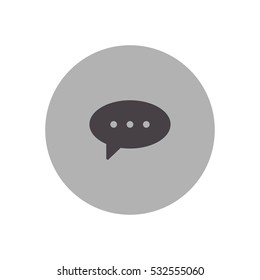 chat icon vector, can be used for web and mobile design
