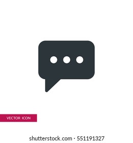 chat icon vector, can be used for web and mobile design