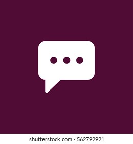 chat icon vector, can be used for web and mobile design.
