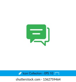 Chat Icon / Vector - In Color Design