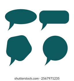 Chat icon vector design element Talk bubble