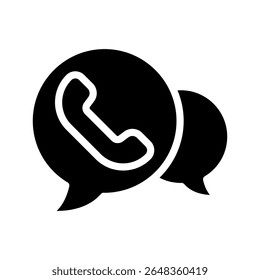 chat icon vector design - high quality solid style