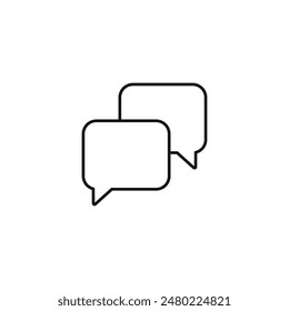Chat icon vector. EPS 10 editable vector