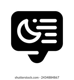 chat icon. vector glyph icon for your website, mobile, presentation, and logo design.