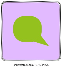 chat icon, vector illustration