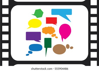 Chat icon vector illustration