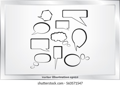 Chat icon vector illustration.