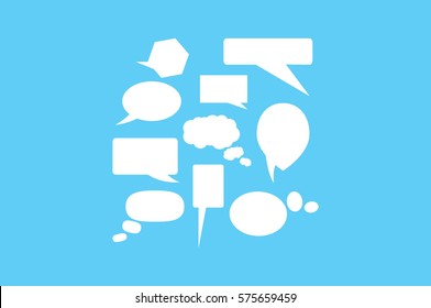 Chat-Symbol, Vektorgrafik.