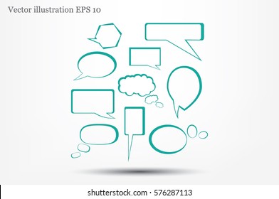 Chat icon vector illustration.