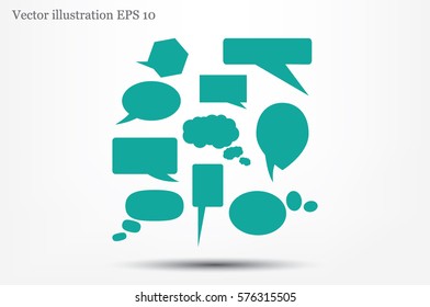 Chat icon vector illustration.