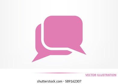 chat icon vector illustration